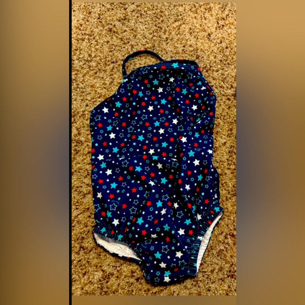 Green Sprouts 12M girls bathing suit - never worn